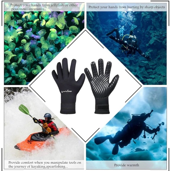 🧑🦰🤿🧑🦰Free with Zcco Wet Suit Thermal Gloves, size M, Black - Picture 7 of 8